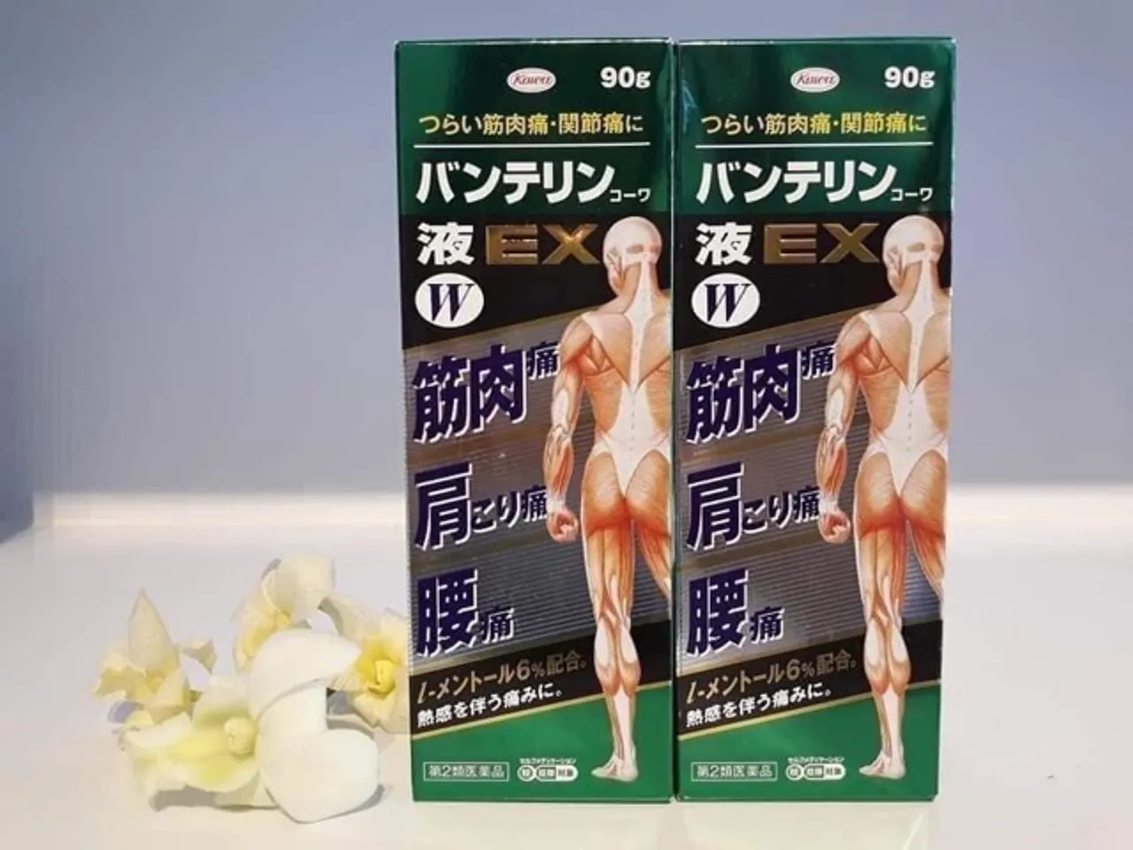 Lăn bôi giảm đau xương khớp Banterin Kowa EX W 90g Nhật Bản, giảm đau xương khớp,  Banterin Kowa EX W 90g