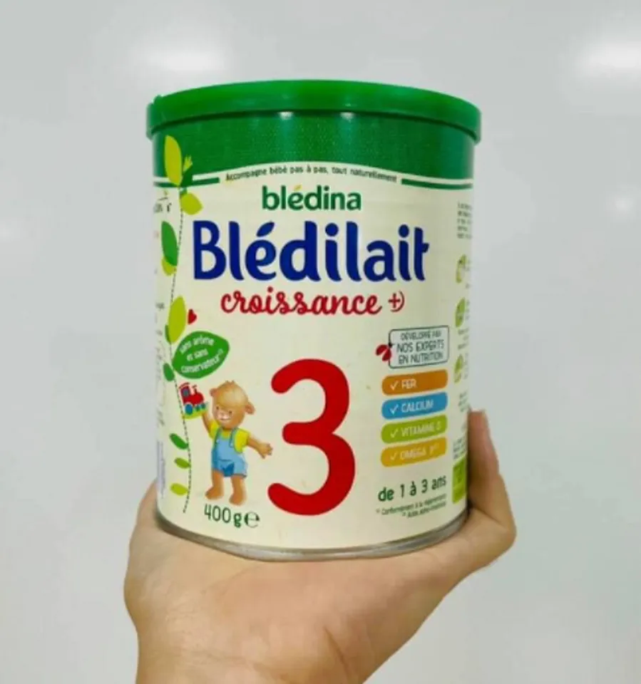 Sữa bột Bledilait số 3 cho bé từ 1 - 3 tuổi 400g