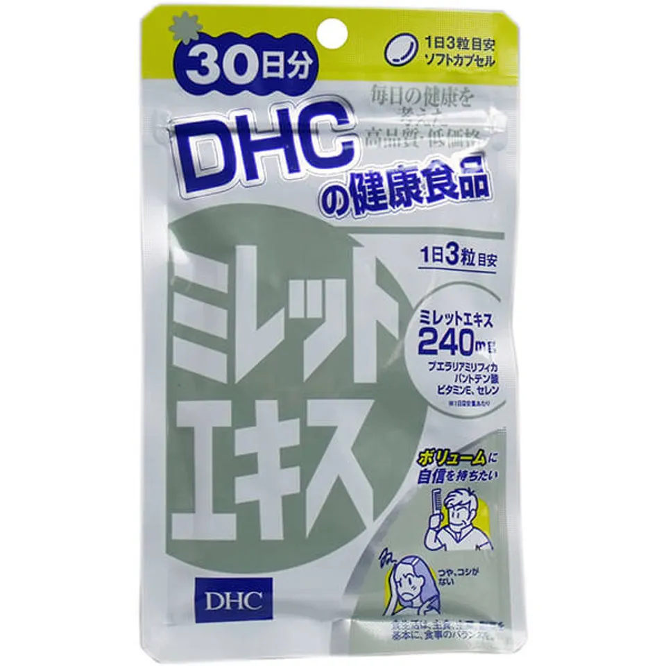 Viên uống chiết xuất hạt kê DHC Nhật Bản hỗ trợ mọc tóc 
