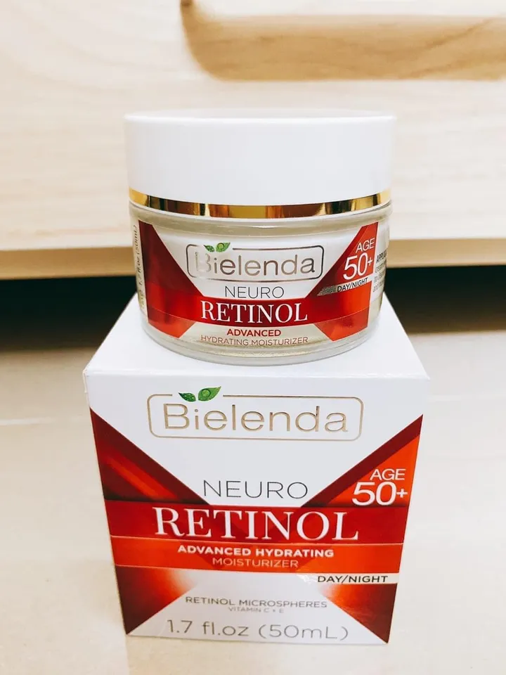 Kem dưỡng trẻ hóa da Bielenda Neuro Retinol hỗ trợ giảm nám, sang da, căng bóng da
