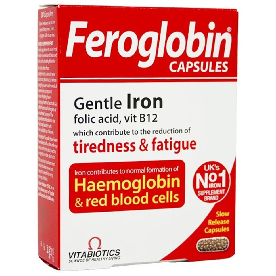 Review thuốc sắt cho bà bầu 3 tháng đầu Feroglobin B12 Anh