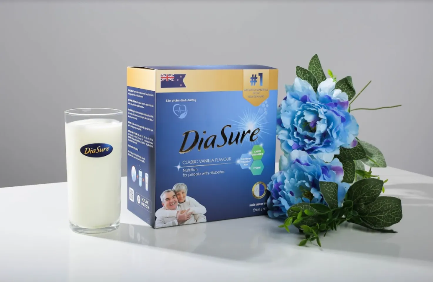 Sữa non DiaSure cho người tiểu đường hộp 450g