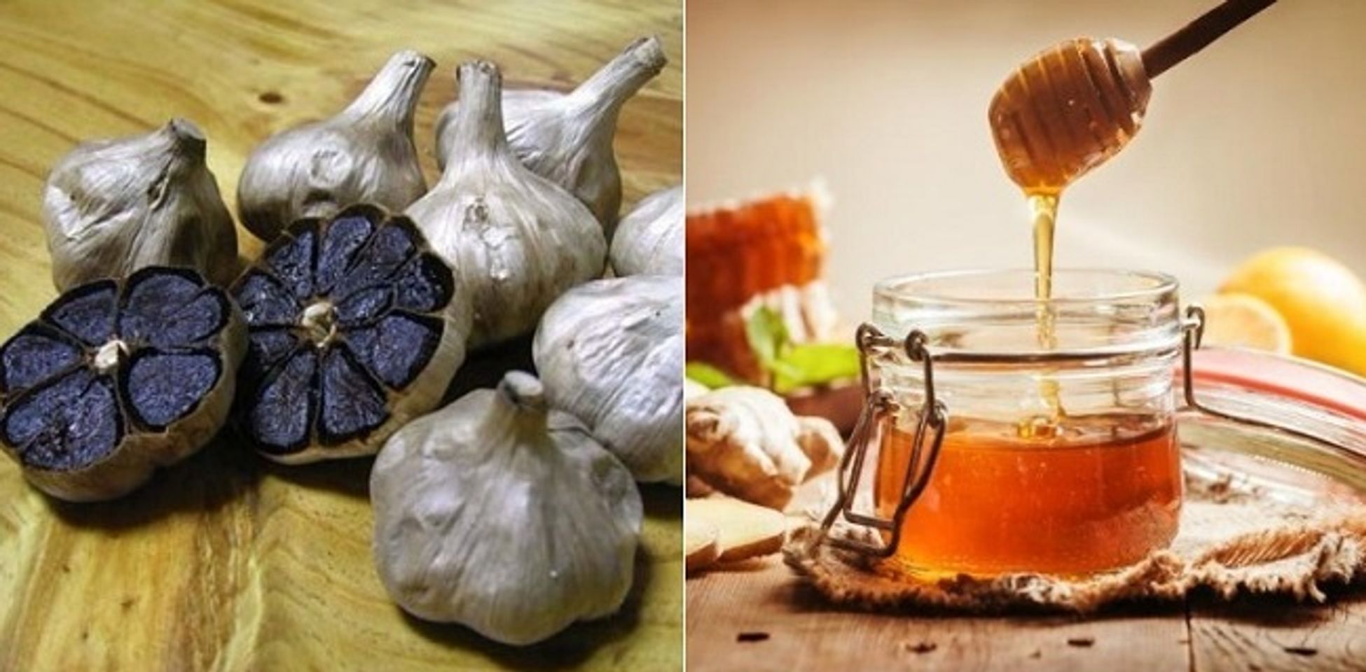 Tỏi đen ng&acirc;m mật ong