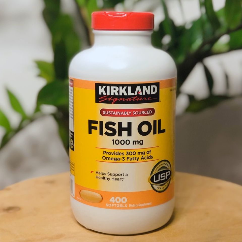 Thuốc bổ mắt của mỹ Fish oil Kirkland