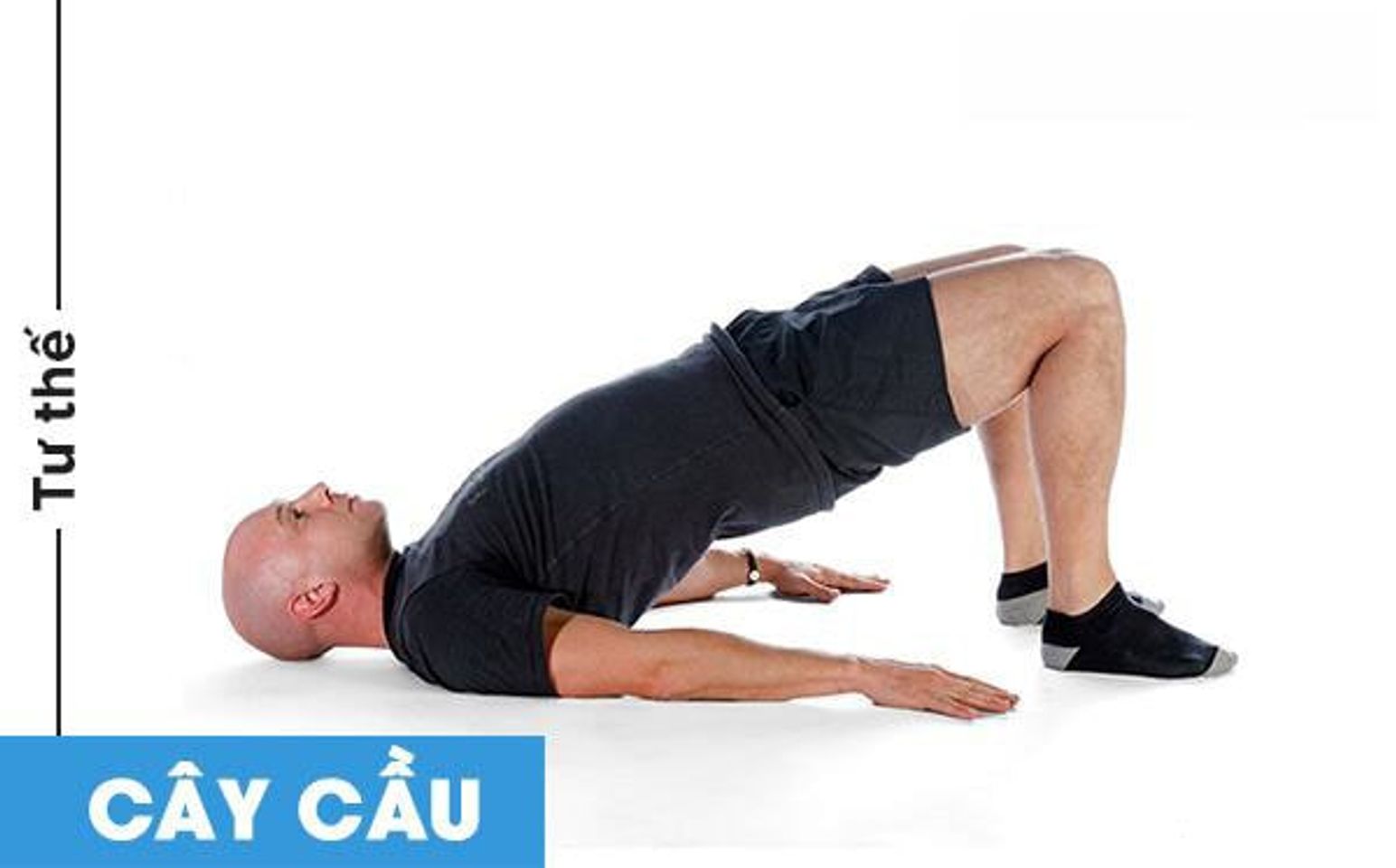 Yoga tư thế c&acirc;y cầu tăng chiều cao cho nam
