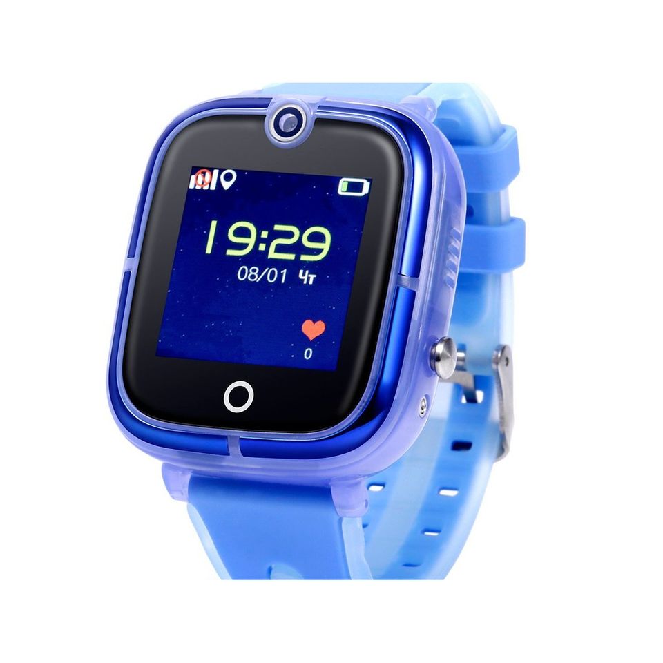 Đồng hồ định vị GPS Wonlex KT07 màu xanh