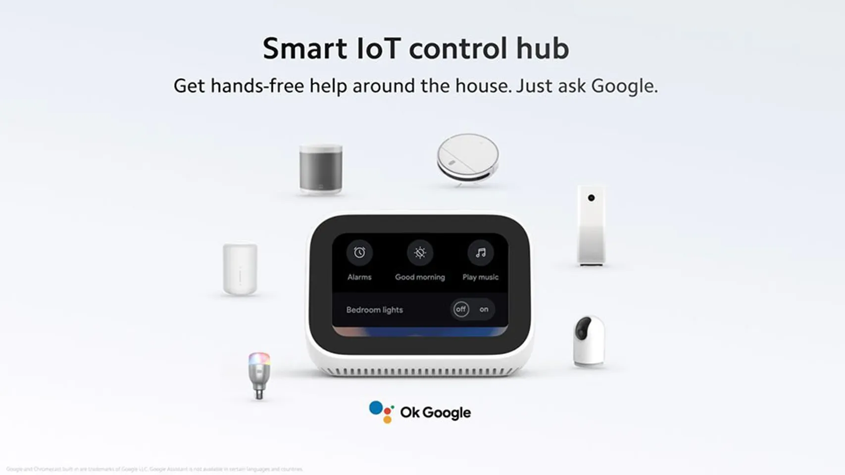 Loa đồng hồ thông minh google Mi Smart Clock hỗ trợ kiểm soát và điều  khiển các thiết bị trong hệ sinh thái Xiaomi
