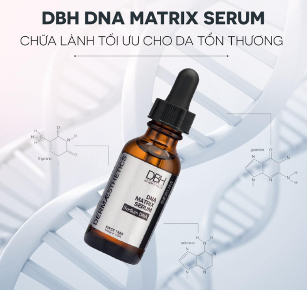 Serum tăng cường tái tạo, trẻ hóa da DBH DNA Matrix Mỹ