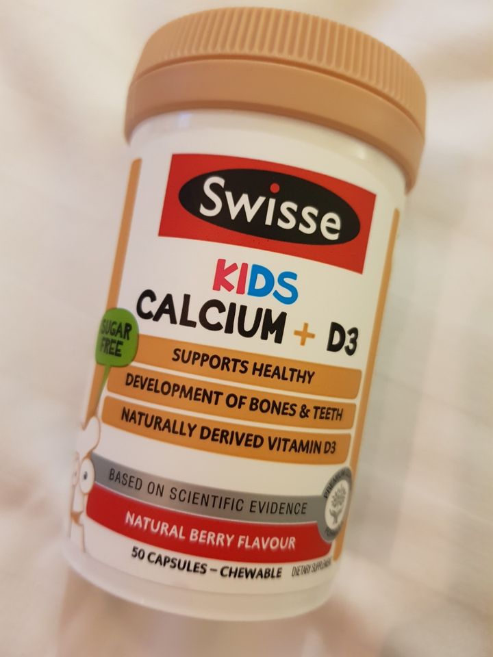  Bổ sung canxi và vitamin D3 cho bé Swisse Kids Calcium + D3 