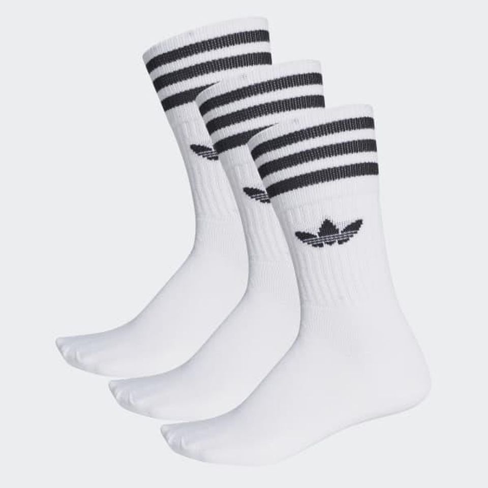 Bộ 3 đôi tất Adidas Solid Crew Sock S21489