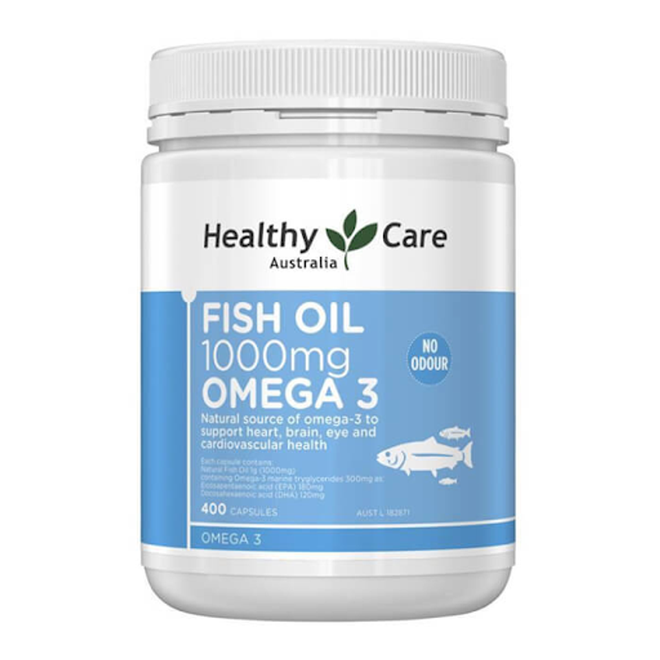 Dầu C&aacute; Omega 3 Healthy Care Fish Oil 1000mg, 400 vi&ecirc;n