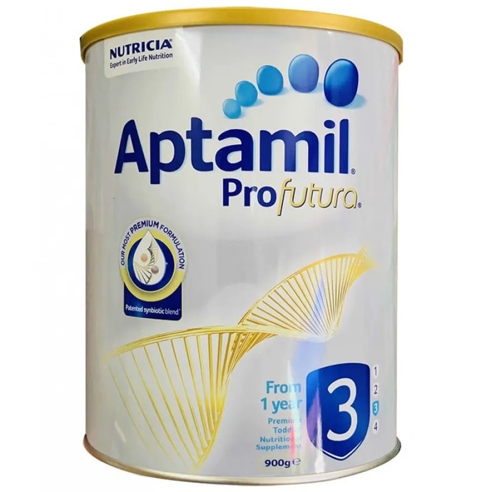 Sữa Aptamil bạc số 3 dành cho bé 1-3 tuổi 900g (mẫu cũ)
