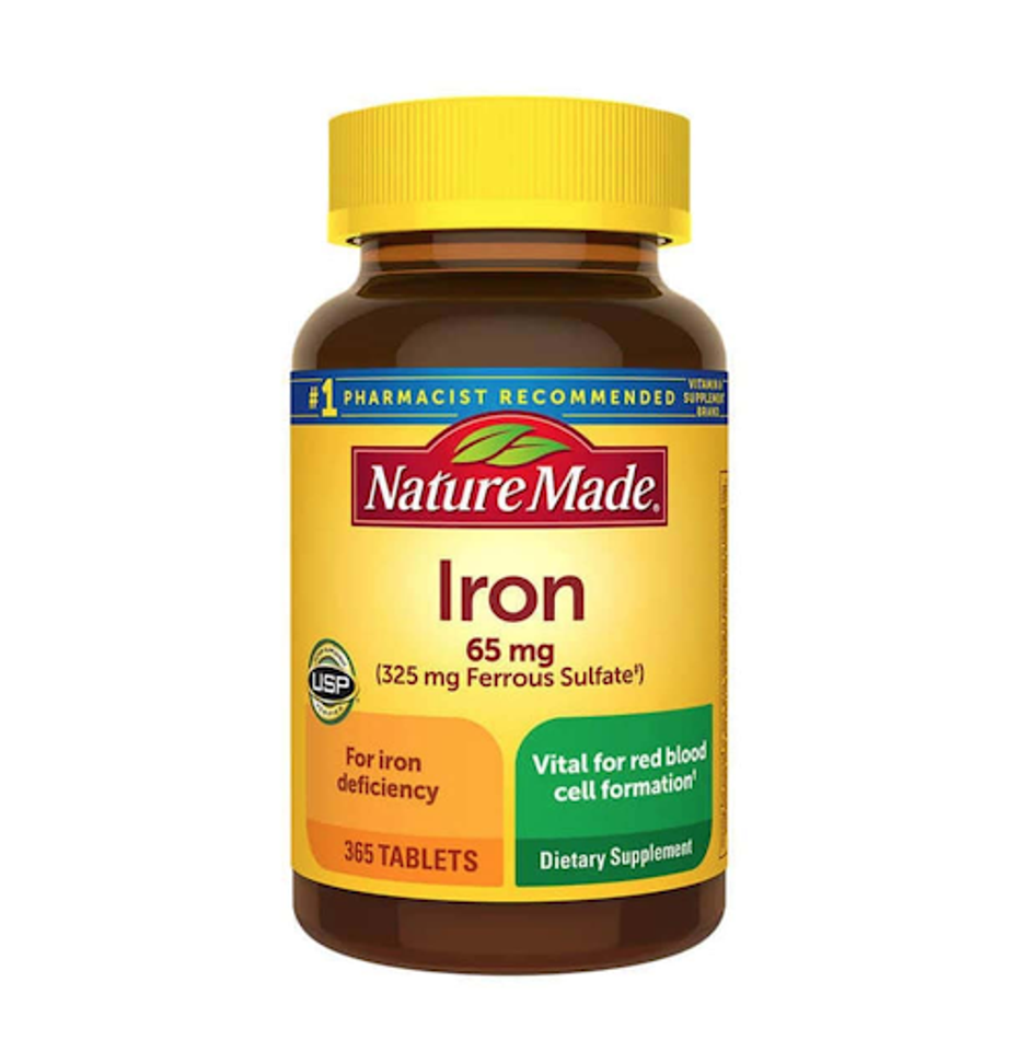 Vi&ecirc;n sắt Nature Made Iron, 365 vi&ecirc;n