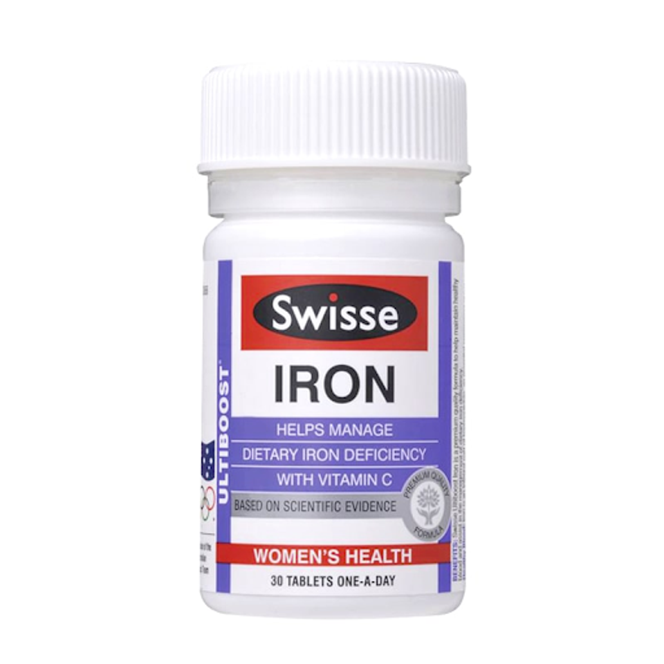Vi&ecirc;n sắt Swisse Ultiboost Iron Của &Uacute;c, 30 vi&ecirc;n
