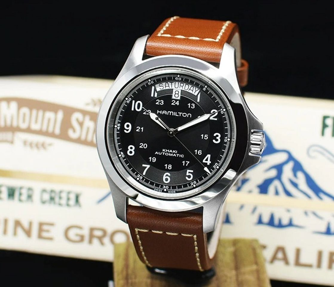 Đồng hồ qu&acirc;n đội Hamilton Khaki Field King