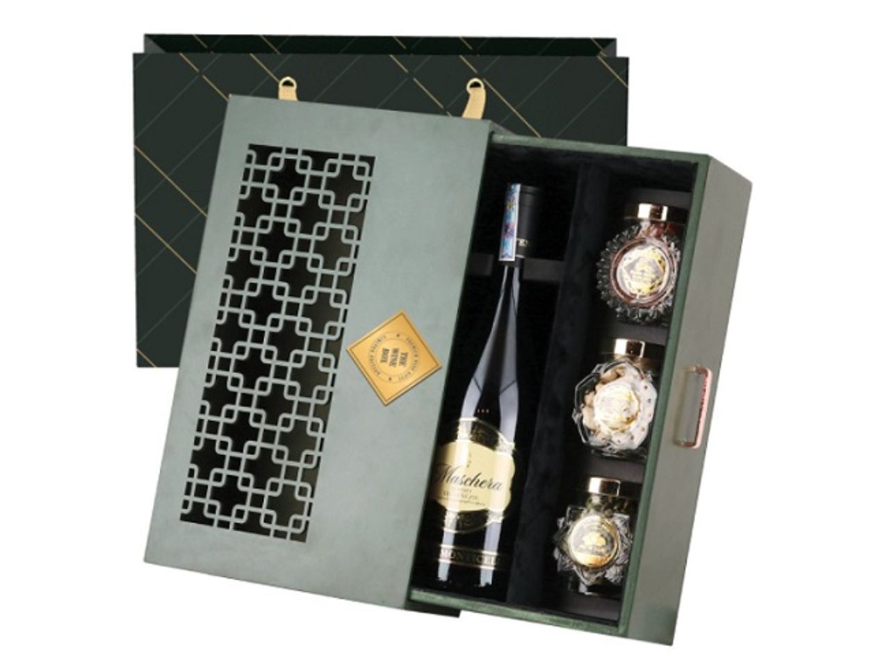 Hộp qu&agrave; Tết c&aacute;c loại hạt Ph&uacute; Qu&yacute; 06