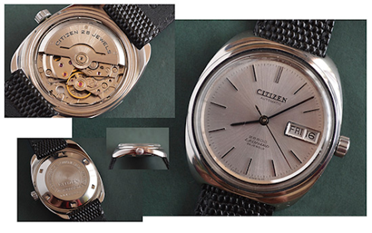 Đồng hồ Citizen Automatic cổ Leopard 33 Jewels
