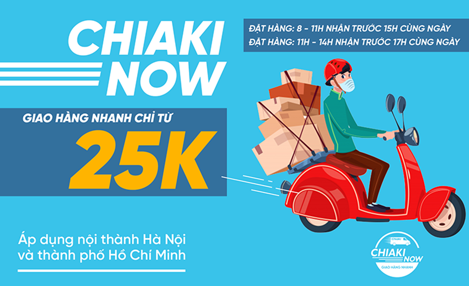 ChiakiNow - Giao h&agrave;ng nhanh trong ng&agrave;y