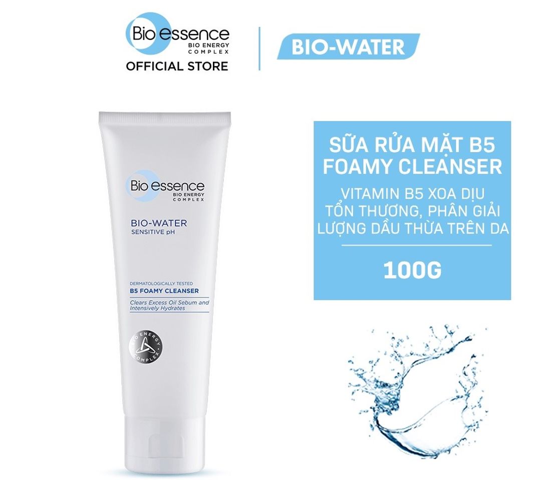 Sữa rửa mặt cấp ẩm Bio Essence B5 Foamy Cleanser 