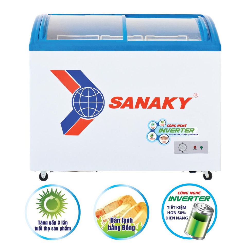 Tủ đông Sanaky Inverter 302 lít VH-3899K3
