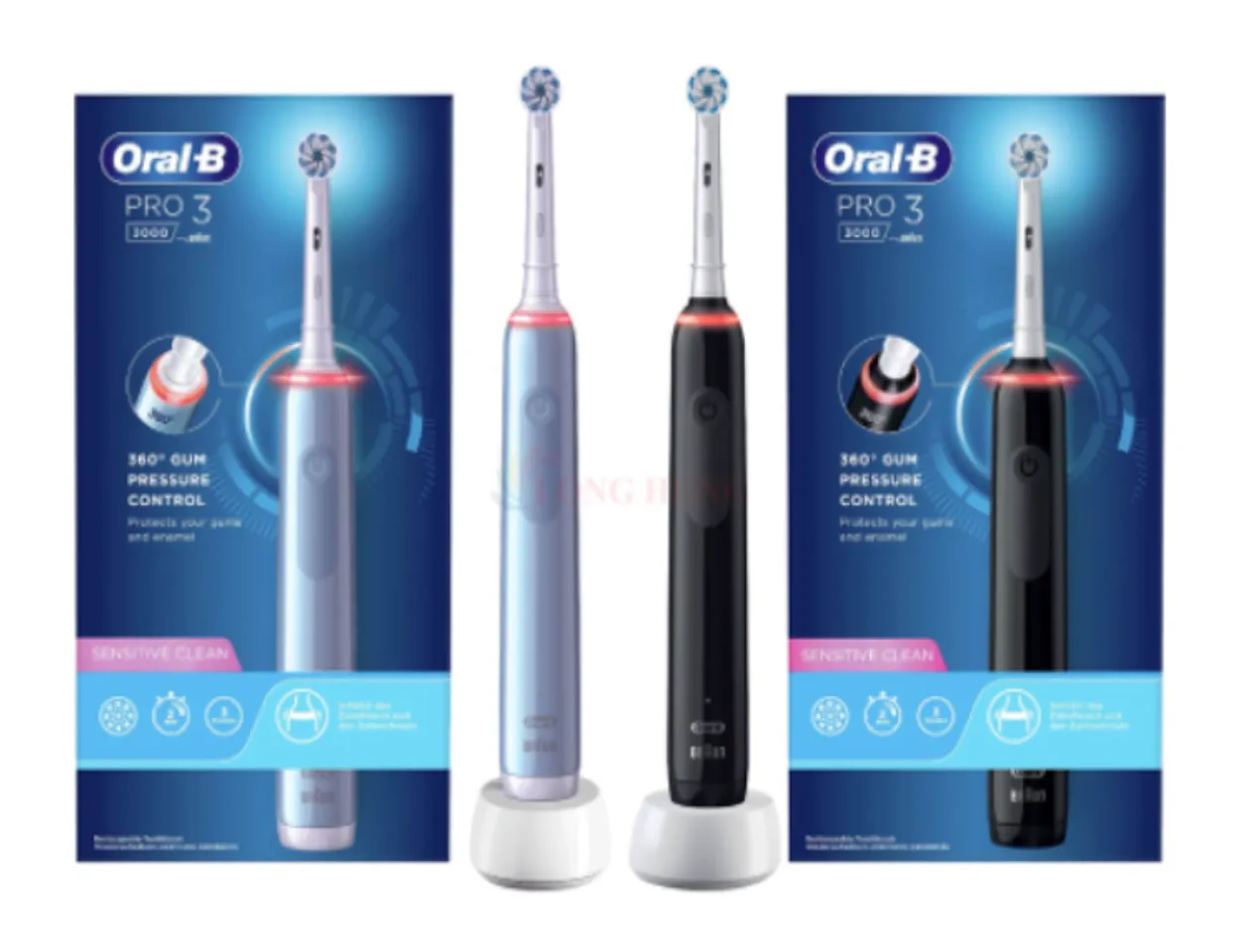 Bàn chải điện Oral-B Pro 3 3000 Sensitive Clean