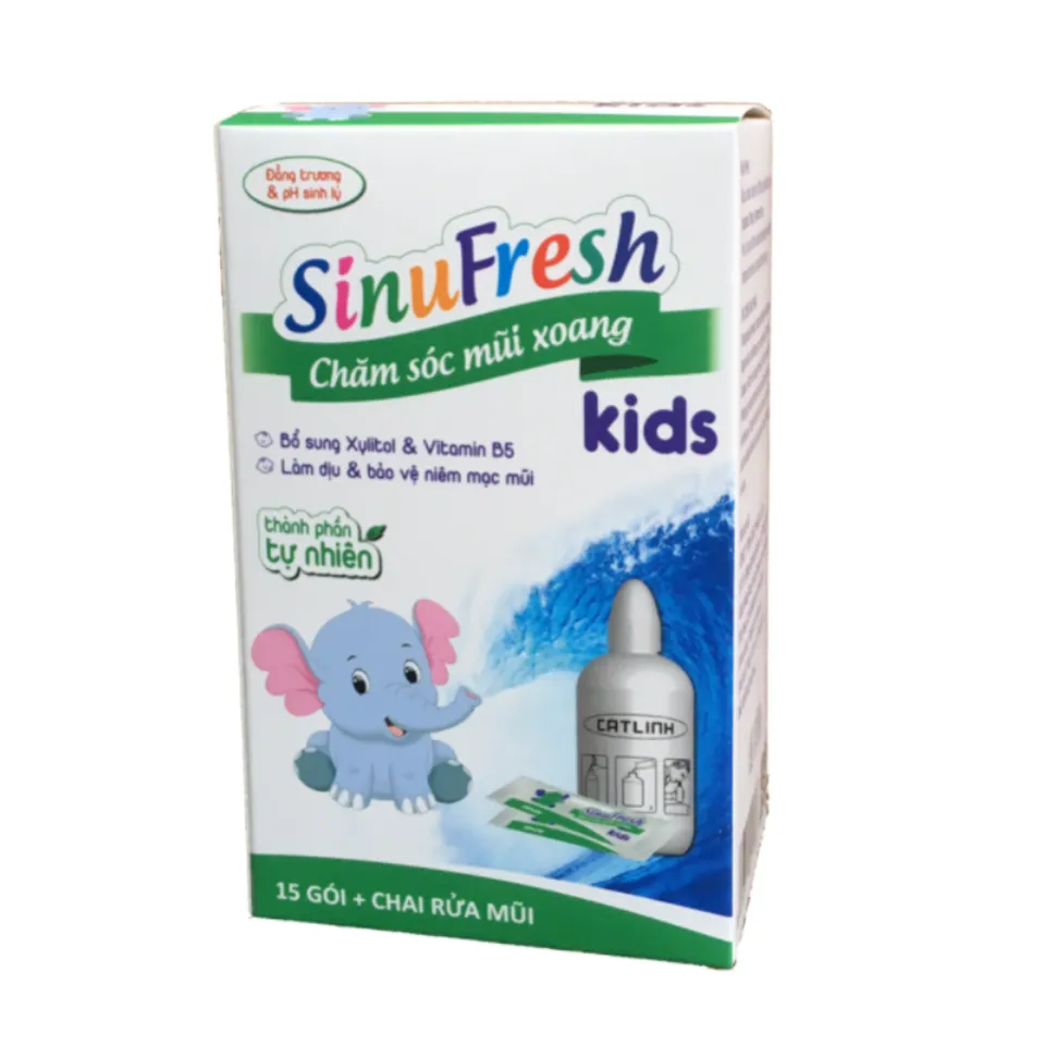 Muối Rửa Mũi Xoang Trẻ Em Sinu Fresh Kid