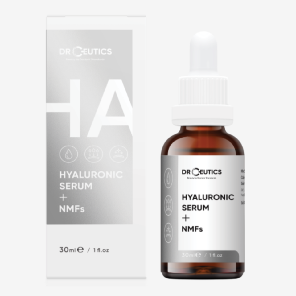Da căng mướt, mịn màng hơn với serum hỗ trợ cấp ẩm Hyaluronic Acid + NMFs DrCeutics