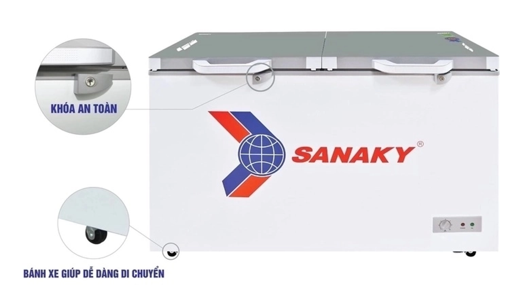 Tủ đông Sanaky 360 lít VH-3699A2K