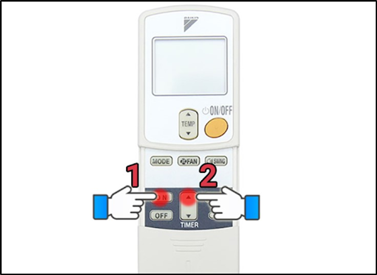 C&aacute;ch hẹn giờ bật điều h&ograve;a Daikin