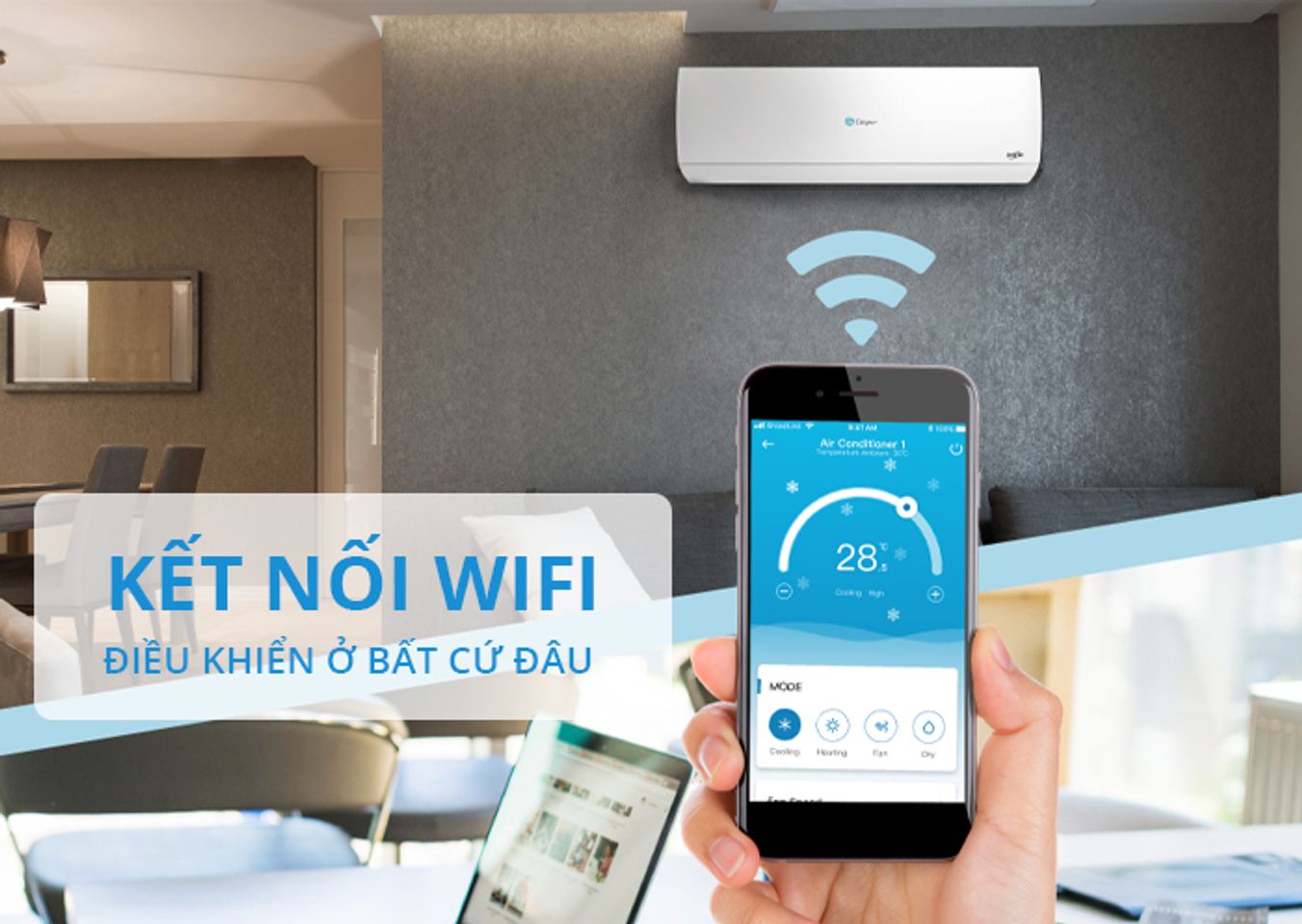 C&ocirc;ng nghệ điều khiển Smartphone bằng Wifi