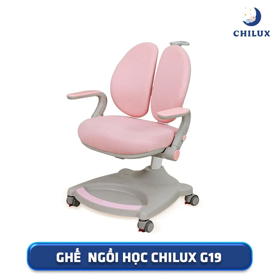 Ghế Chilux G19 màu hồng 