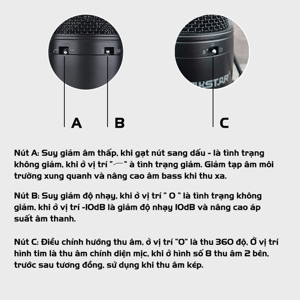 Cách sử dụng mic thu âm Takstar GL-400