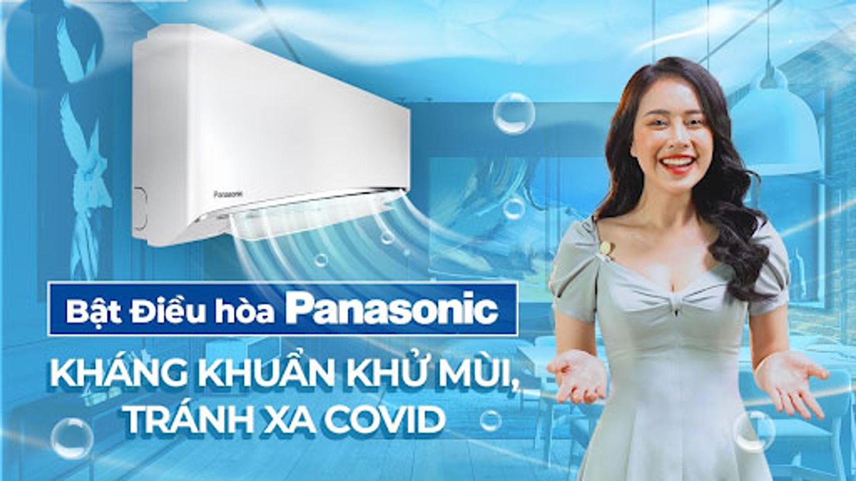 Điều h&ograve;a c&oacute; bộ lọc kh&aacute;ng khuẩn, chống covid
