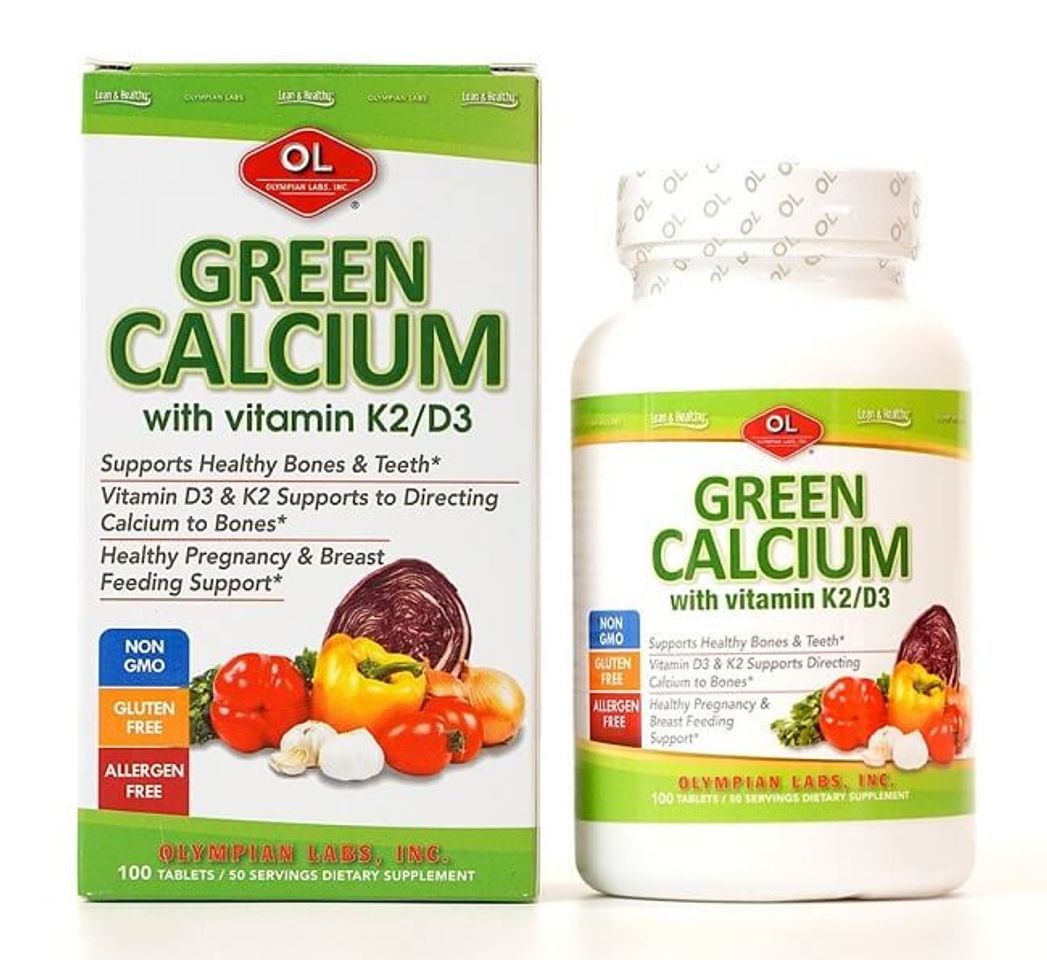 Vi&ecirc;n Uống Bổ Sung Canxi Hữu Cơ Olympian Labs Green Calcium