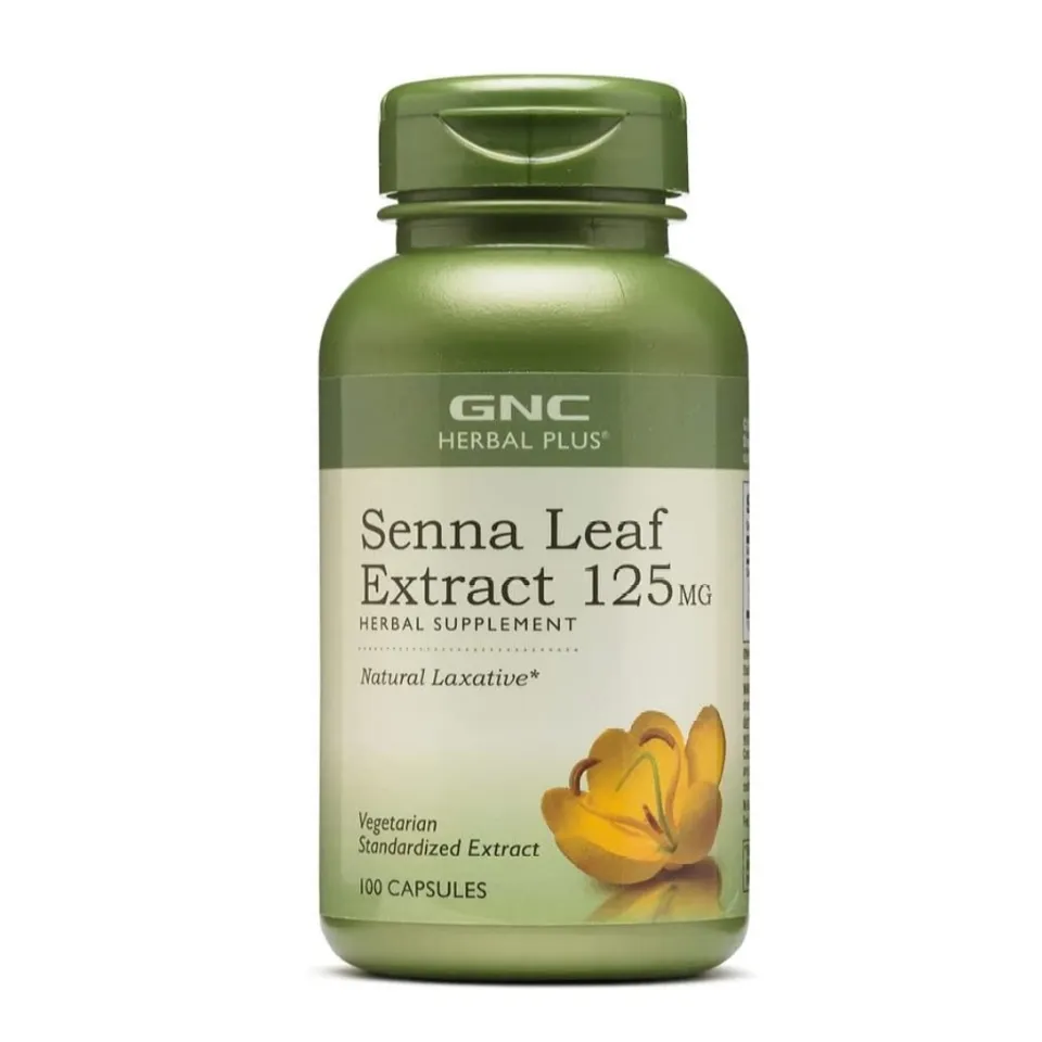 Viên uống GNC Herbal Plus Senna Leaf Extract 125mg