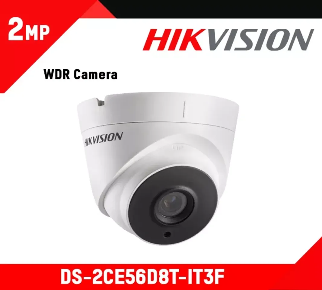 Camera Dome HDTVI 2MP Starlight Hikvision DS-2CE56D8T-IT3F