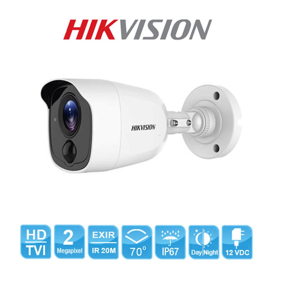 Camera HDTVI PIR 2MP Hikvision DS-2CE11D0T-PIRL