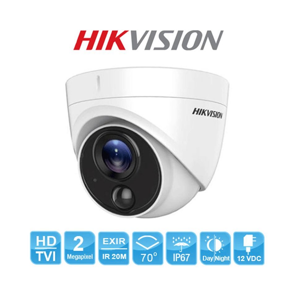 Camera HDTVI PIR 2MP Hikvision DS-2CE71D0T-PIRL