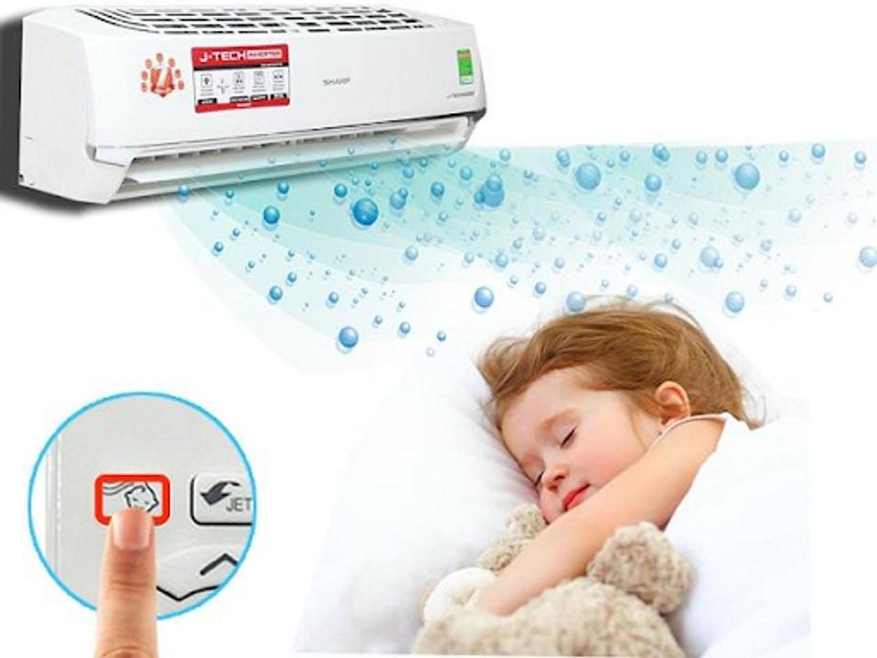 Chế độ điều ho&agrave; ph&ugrave; hợp để sử dụng cho trẻ sơ sinh