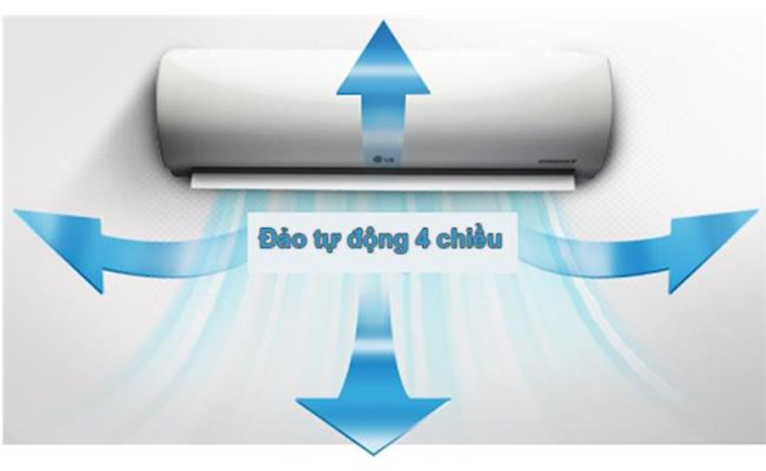 Chế độ Swing tự điều chỉnh hướng gi&oacute; thổi.