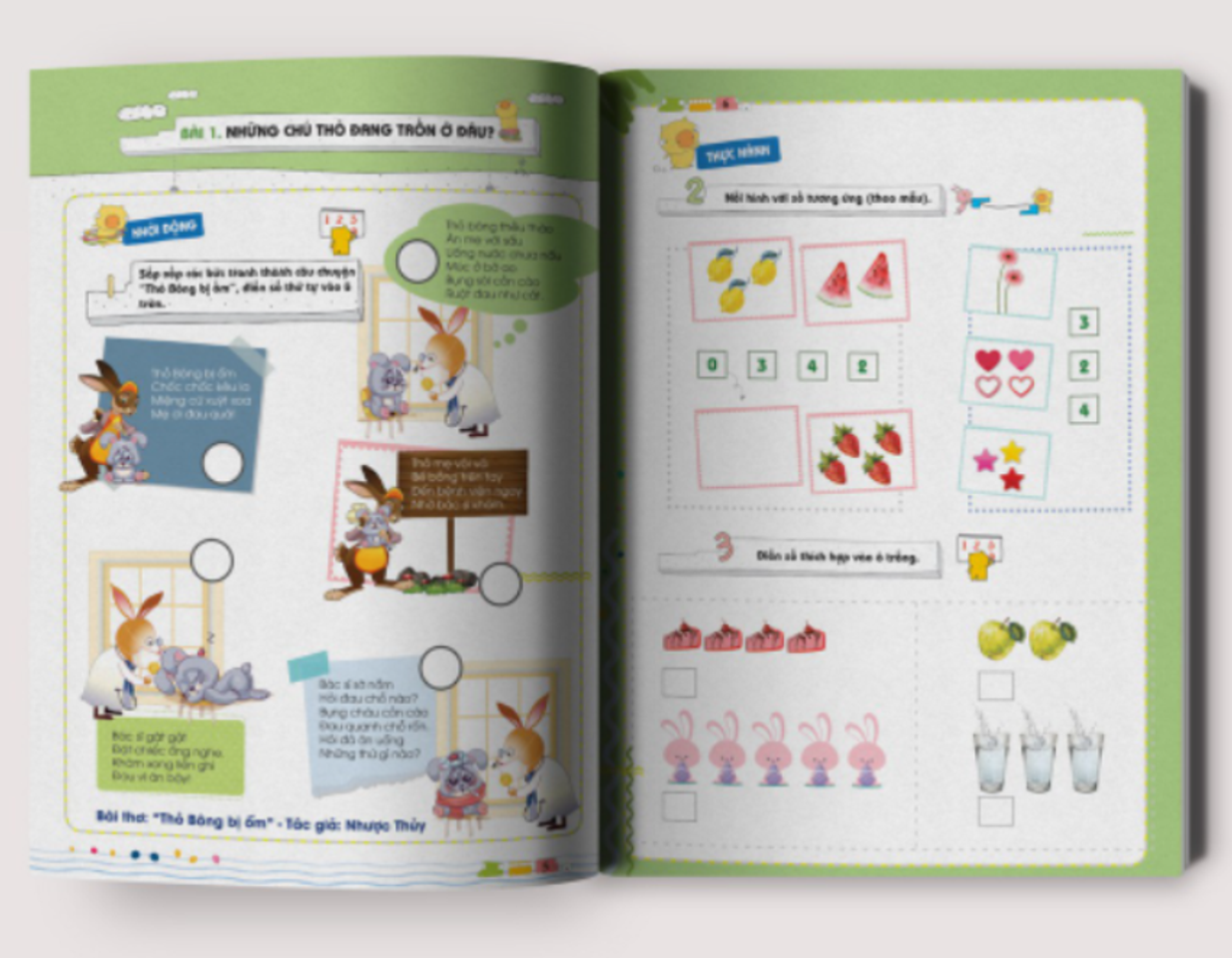 Sách thiết kế đẹp mắt, hấp dẫn giúp bé hứng thú hơn trong việc học toán