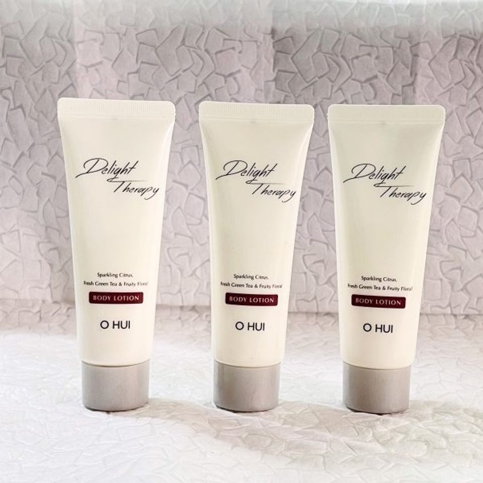 Set 3 tuýp dưỡng thể Ohui Delight Therapy Body Lotion 