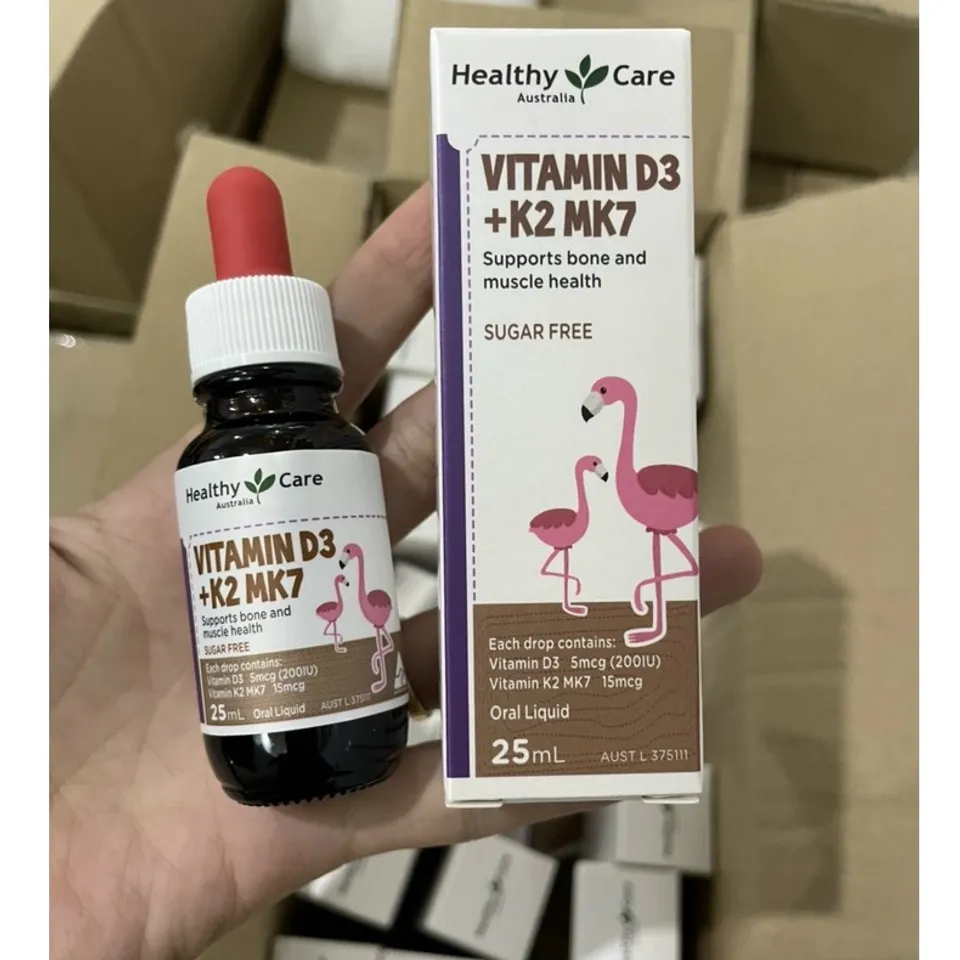 Công dụng Vitamin D3 + K2 MK7 Healthy Care