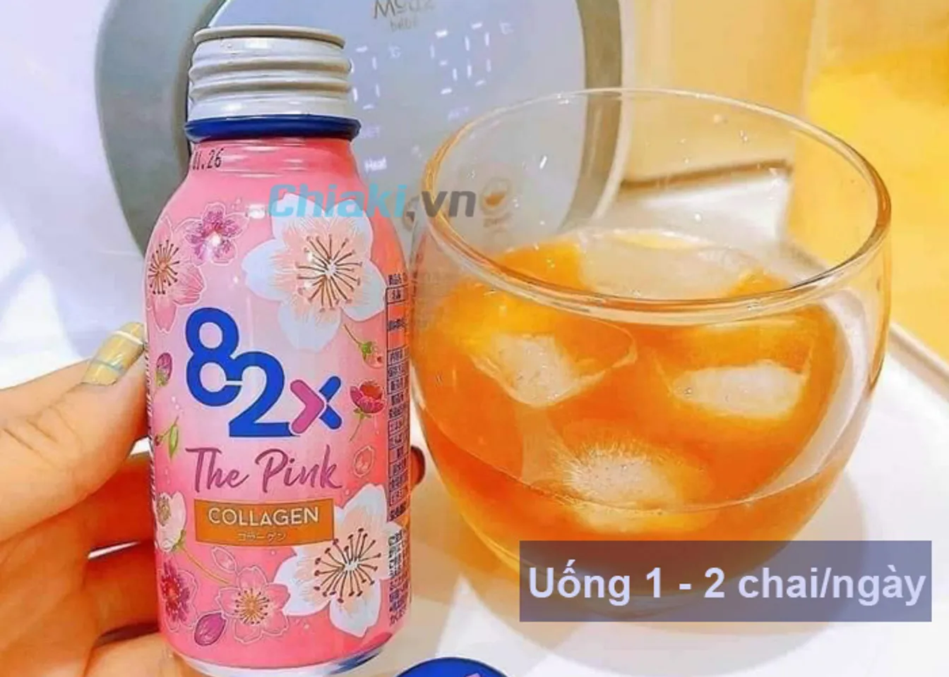 Cách sử dụng nước uống collagen 82x the pink