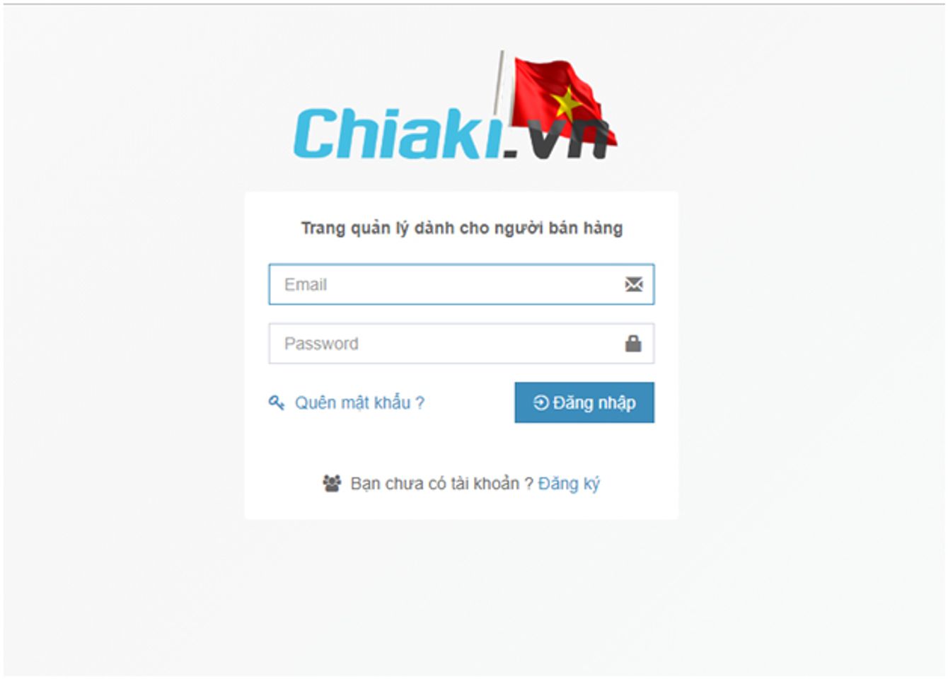 Đăng ký bán hàng trên Chiaki - Mở gian hàng nhanh chóng, dễ dàng