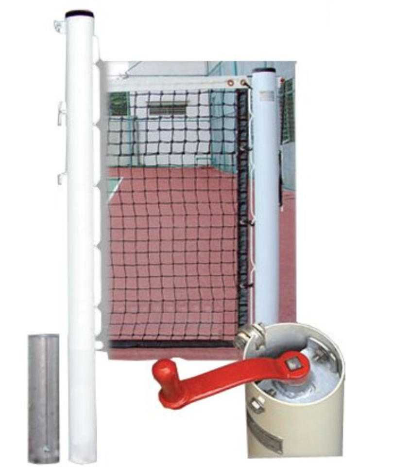 Trụ tennis di động ống kẽm VF-303344 giúp bạn căng lưới dễ dàng