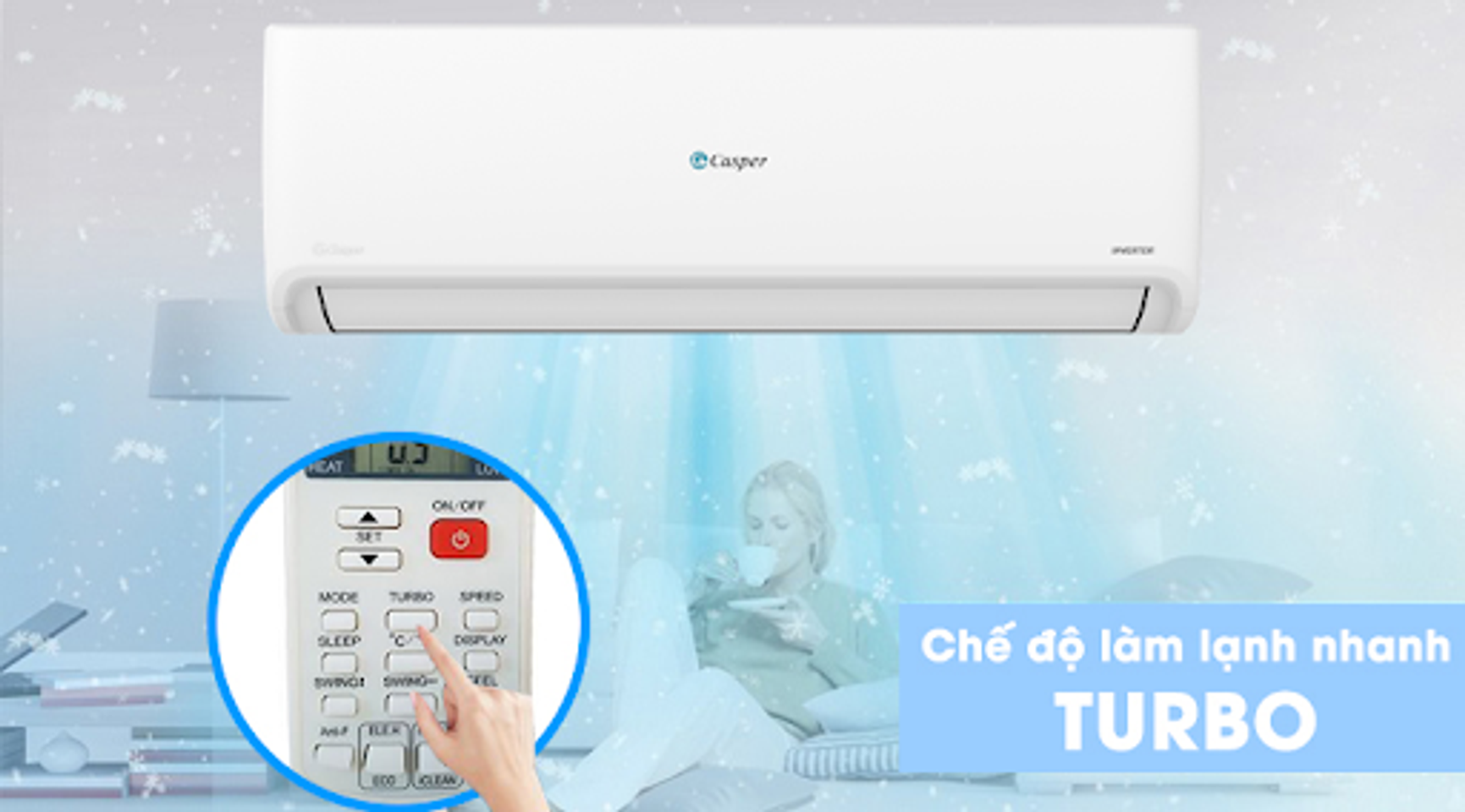 Điều h&ograve;a Casper quốc d&acirc;n