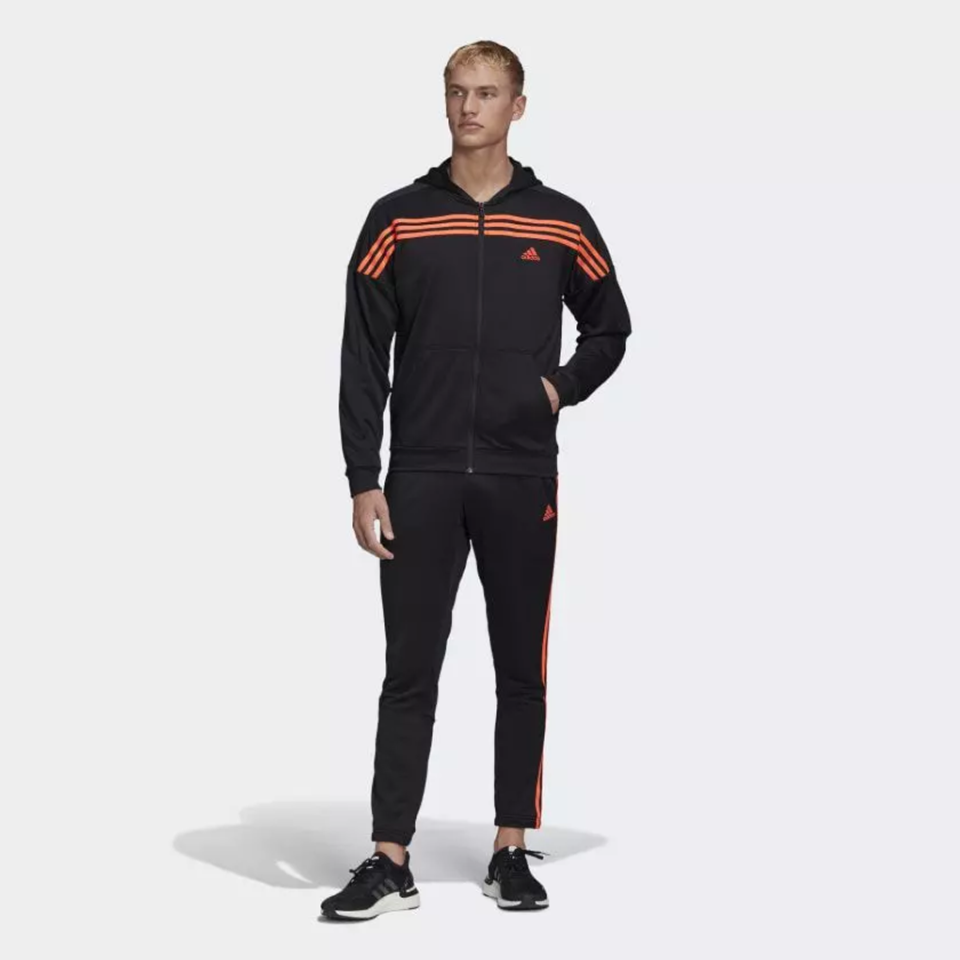 Bộ thể thao Adidas Mts Tracksuit FS6090 màu đen phối cam 