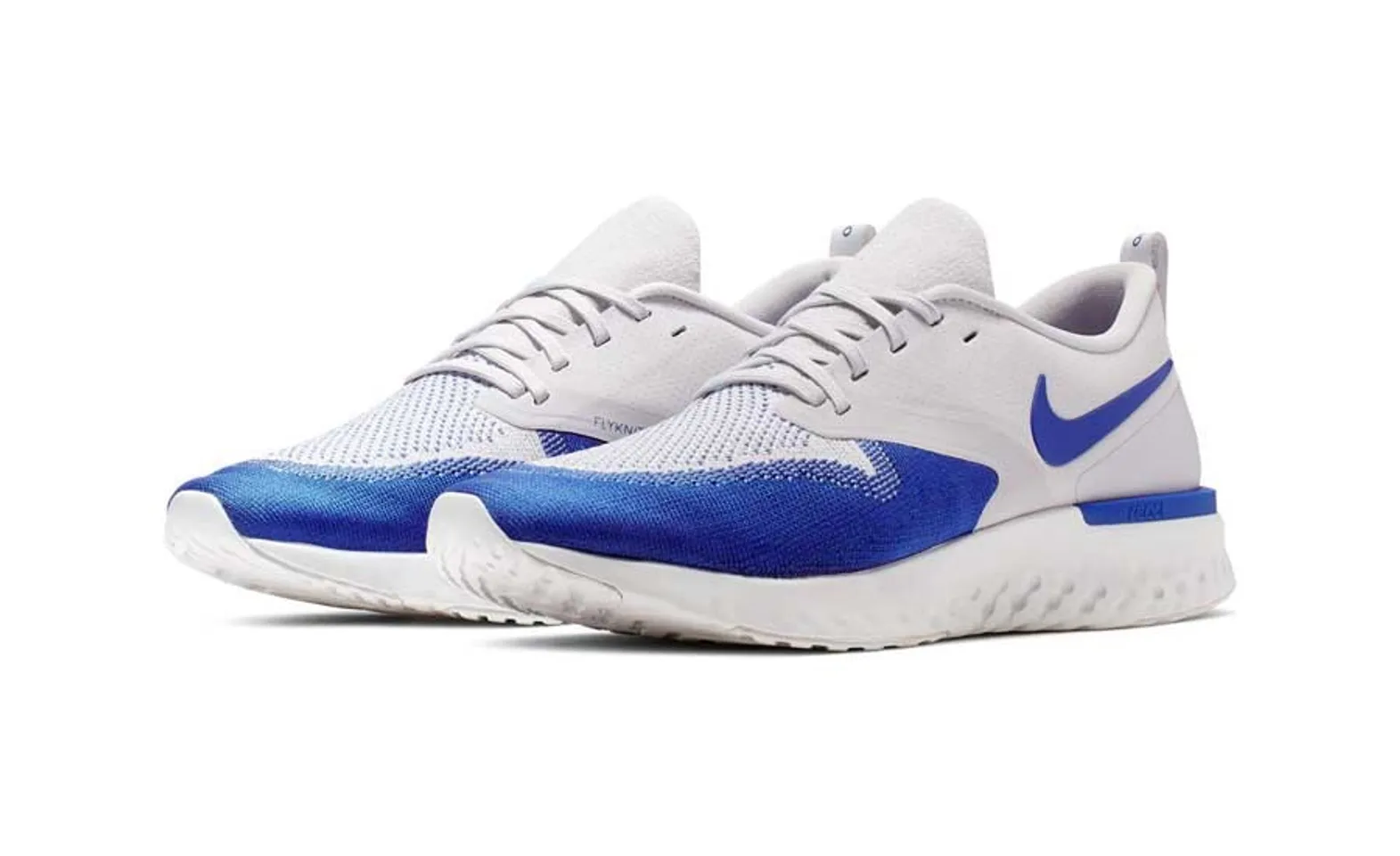 Giày Nike Odyssey React Flyknit 2 Grey Royal Blue màu xám xanh