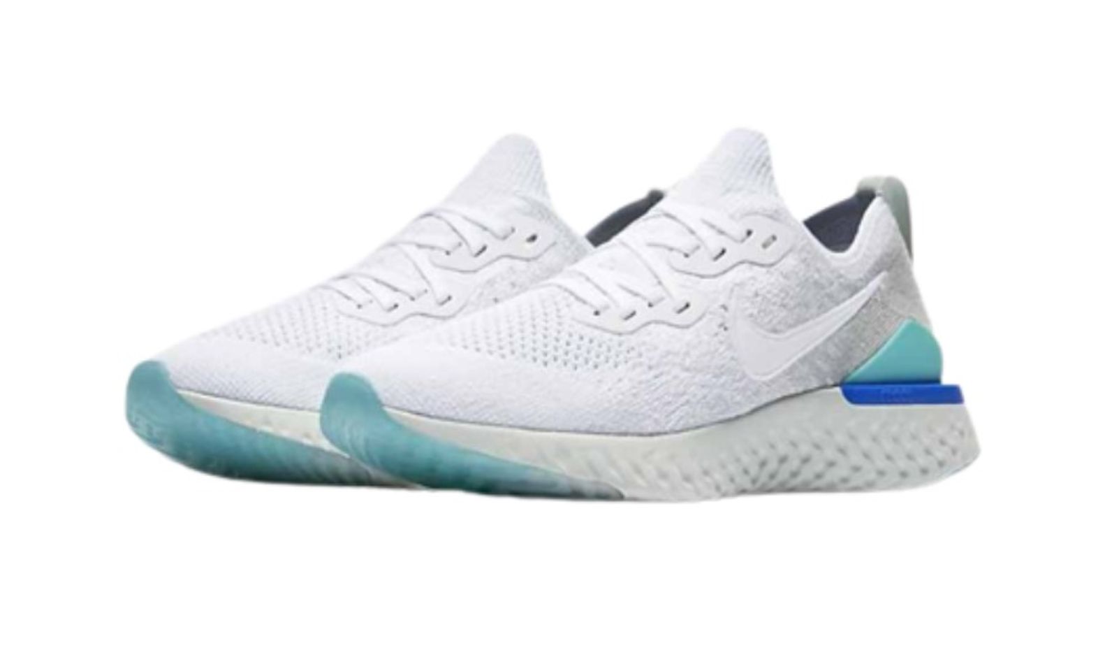 Giày thể thao Nike Epic React Flyknit 2 màu trắng xanh